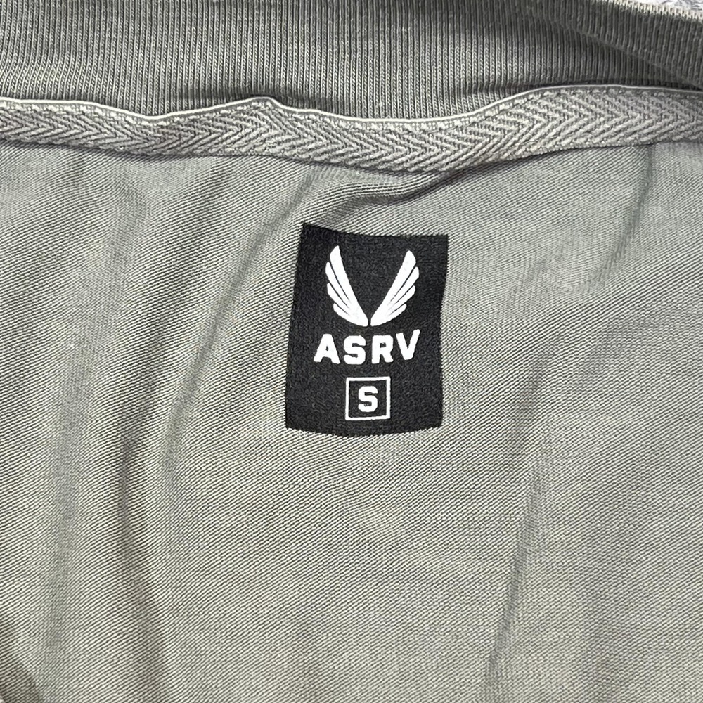 ASRV Shirt Mens Small Green Short Sleeve Athletic Gym Workout Tee Training - Picture 6 of 9